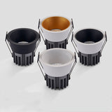 Dimmable Recessed Anti-Glare COB LED Downlights 10w 4000k LED Ceiling Spot Lights AC85~265V Background Lamps Indoor Lighting