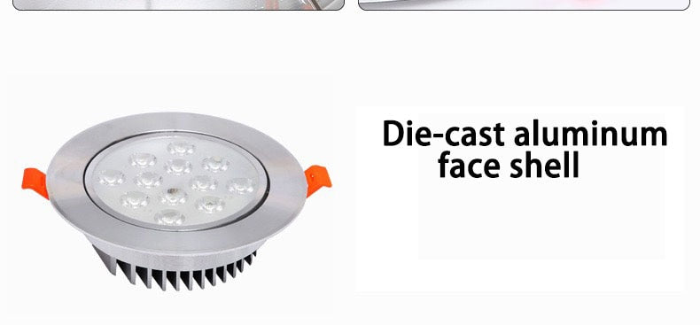 LED Downlight 3W 5W 7W 12W 18W 24W Round Recessed Lamp 85-265V Led Bulb Bedroom Kitchen Indoor LED Spot Lighting