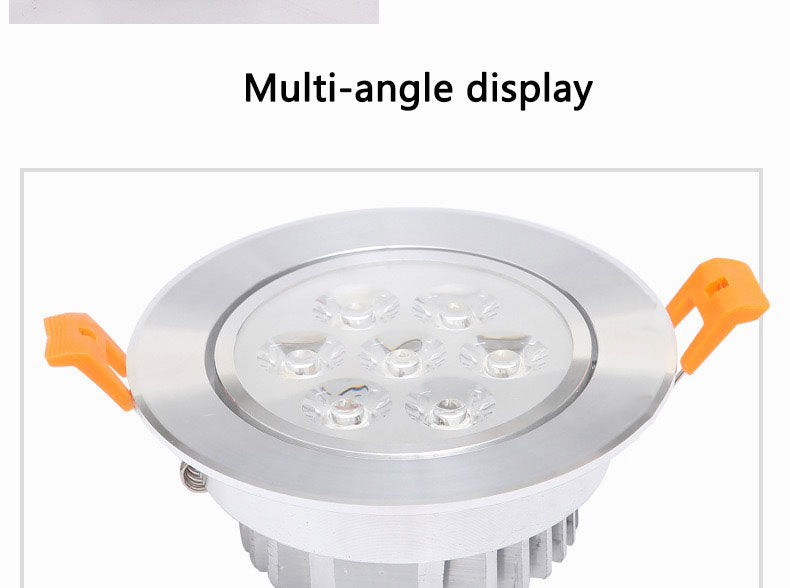 LED Downlight 3W 5W 7W 12W 18W 24W Round Recessed Lamp 85-265V Led Bulb Bedroom Kitchen Indoor LED Spot Lighting
