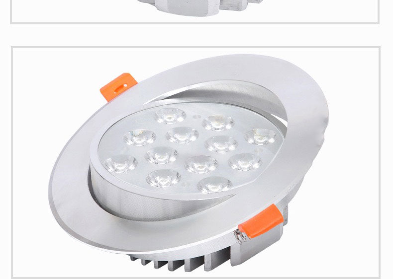 LED Downlight 3W 5W 7W 12W 18W 24W Round Recessed Lamp 85-265V Led Bulb Bedroom Kitchen Indoor LED Spot Lighting