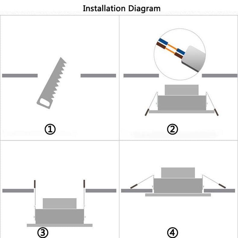 LED Downlight 3W 5W 7W 12W 18W 24W Round Recessed Lamp 85-265V Led Bulb Bedroom Kitchen Indoor LED Spot Lighting