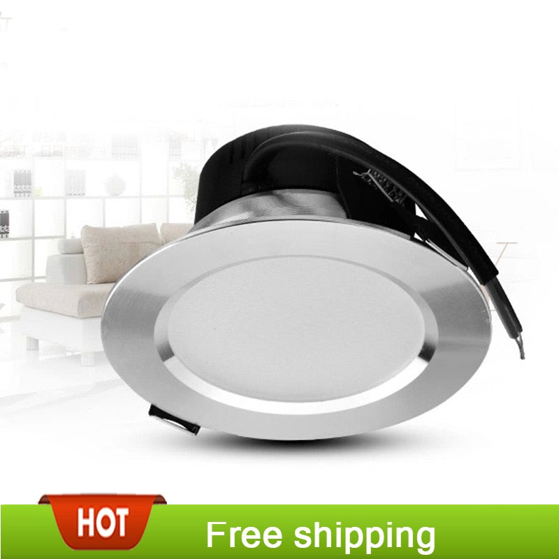 New Smart Tri-color temperature changeable led downlights Color auto changable led downlight 3W 5W 7W led downlights dimming LED