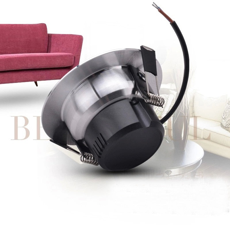 New Smart Tri-color temperature changeable led downlights Color auto changable led downlight 3W 5W 7W led downlights dimming LED