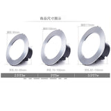 New Smart Tri-color temperature changeable led downlights Color auto changable led downlight 3W 5W 7W led downlights dimming LED