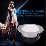 New Smart Tri-color temperature changeable led downlights Color auto changable led downlight 3W 5W 7W led downlights dimming LED