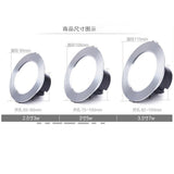 New Smart Tri-color temperature changeable led downlights Color auto changable led downlight 3W 5W 7W led downlights dimming LED