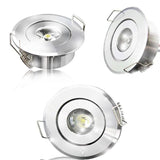 LED Cabinet lamps 1.5W DC12V Spot Light LED Downlights for Bedroom Bookroom Showcase Cupboard Indoor Lighting