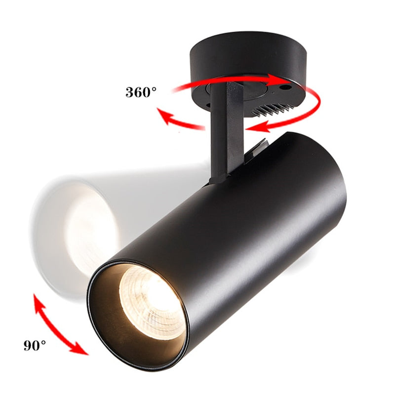 ACETIDE Surface Mounted Downlights Foldable 360° Rotatable COB LED Ceiling Spot Lights 7W--30W LED Lamps Background Wall Lighti