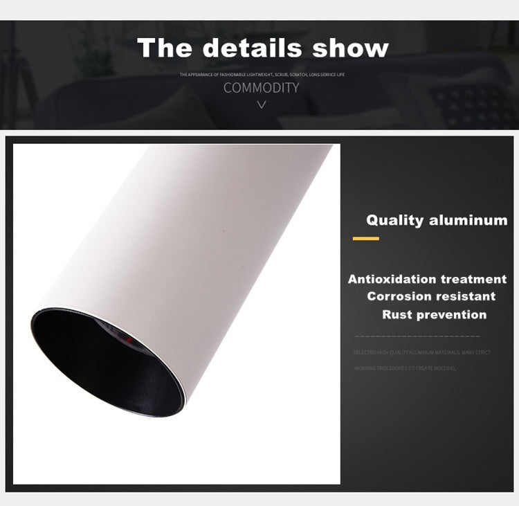 ACETIDE Surface Mounted Downlights Foldable 360° Rotatable COB LED Ceiling Spot Lights 7W--30W LED Lamps Background Wall Lighti