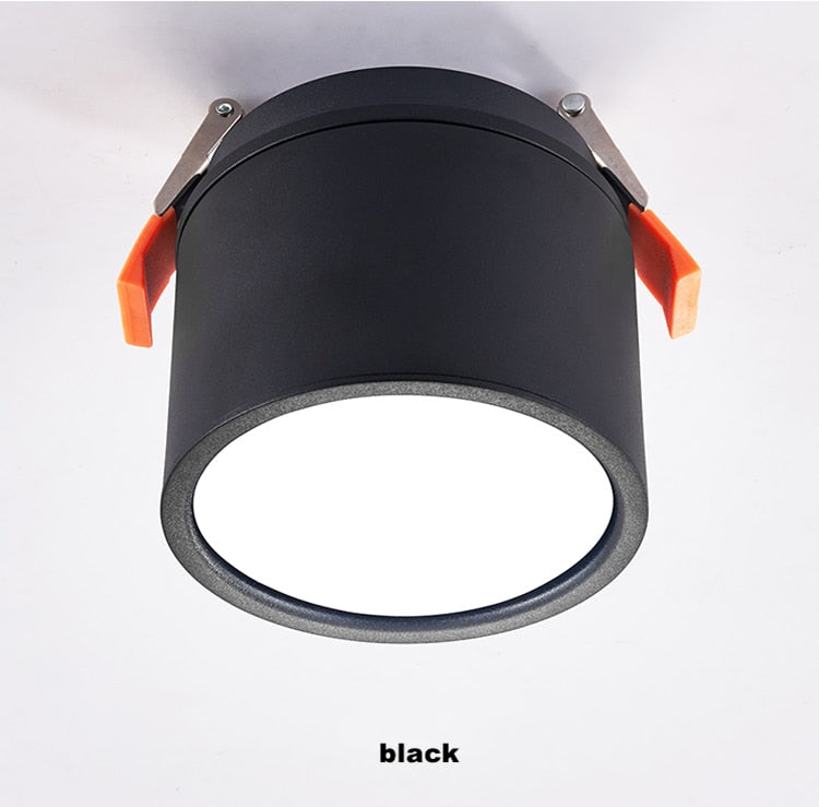 Dimmable LED Downlight COB Spotlight 10W 18W Ceiling Lamp AC85-265V Aluminum Recessed Downlights Round Led Panel Light