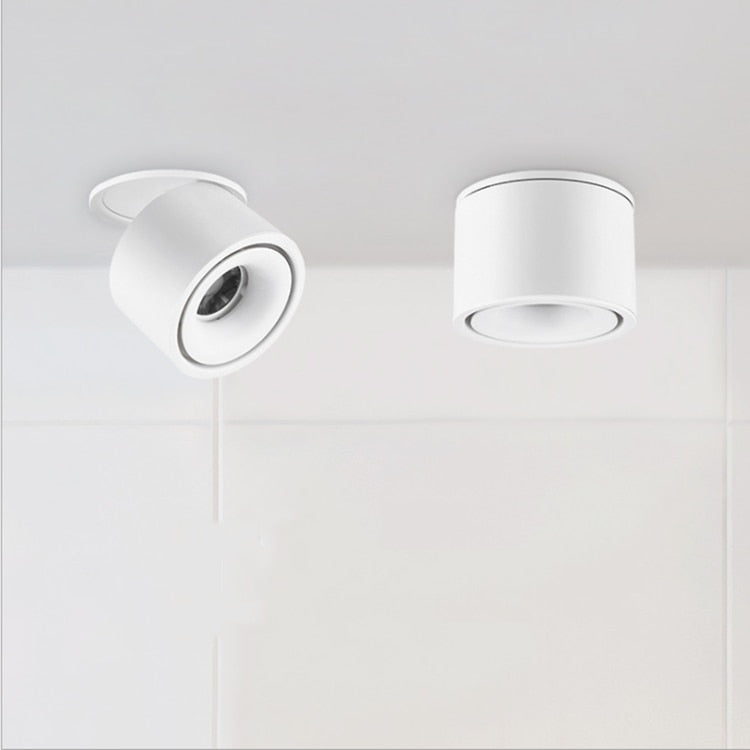 Dimmable LED Downlight COB Spotlight 10W 18W Ceiling Lamp AC85-265V Aluminum Recessed Downlights Round Led Panel Light