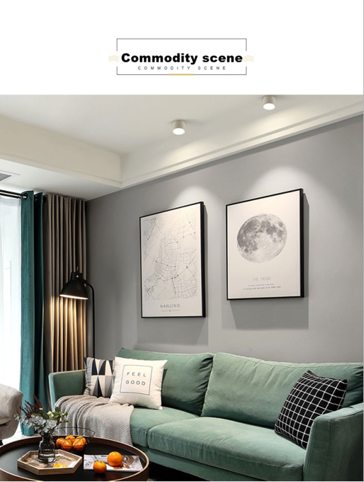 Dimmable LED Downlight COB Spotlight 10W 18W Ceiling Lamp AC85-265V Aluminum Recessed Downlights Round Led Panel Light