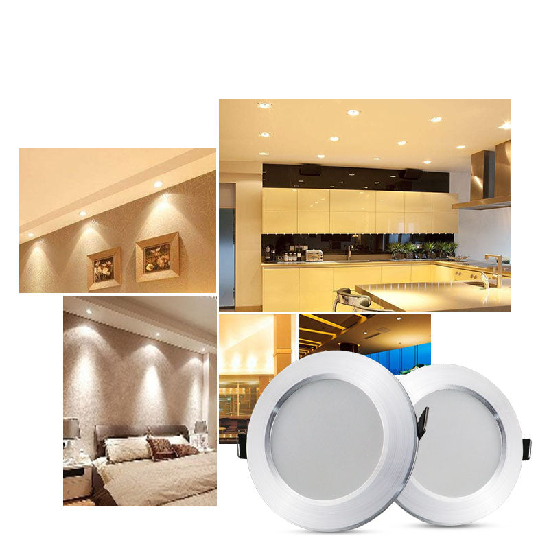 LED Downlight 3W 5W 7W 9W 12W 15W Round Recessed Lamp 220V 230V 240V Led Bulb Bedroom Kitchen Indoor LED Spot Lighting