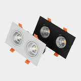 Square Recessed Dimmable COB LED Downlights 7W 9W 12W 18W 24W LED Ceiling Lamps 110~240V LED Ceiling Spot Lights Indoor Lighting