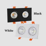 Square Recessed Dimmable COB LED Downlights 7W 9W 12W 18W 24W LED Ceiling Lamps 110~240V LED Ceiling Spot Lights Indoor Lighting