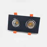 Square Recessed Dimmable COB LED Downlights 7W 9W 12W 18W 24W LED Ceiling Lamps 110~240V LED Ceiling Spot Lights Indoor Lighting