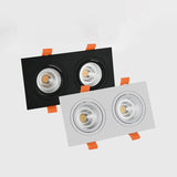 Square Recessed Dimmable COB LED Downlights 7W 9W 12W 18W 24W LED Ceiling Lamps 110~240V LED Ceiling Spot Lights Indoor Lighting