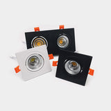 Square Recessed Dimmable COB LED Downlights 7W 9W 12W 18W 24W LED Ceiling Lamps 110~240V LED Ceiling Spot Lights Indoor Lighting