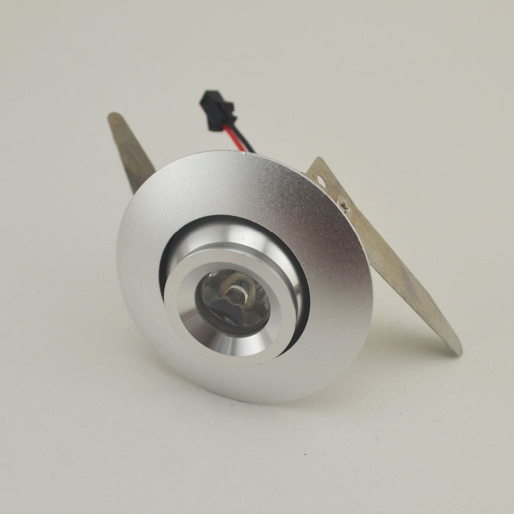 Mini high power Recessed Led Downlight4PCS/ lot 1W   LED bulb110V 220V Jewelry showcase led backdrop lamp  Mini downlight
