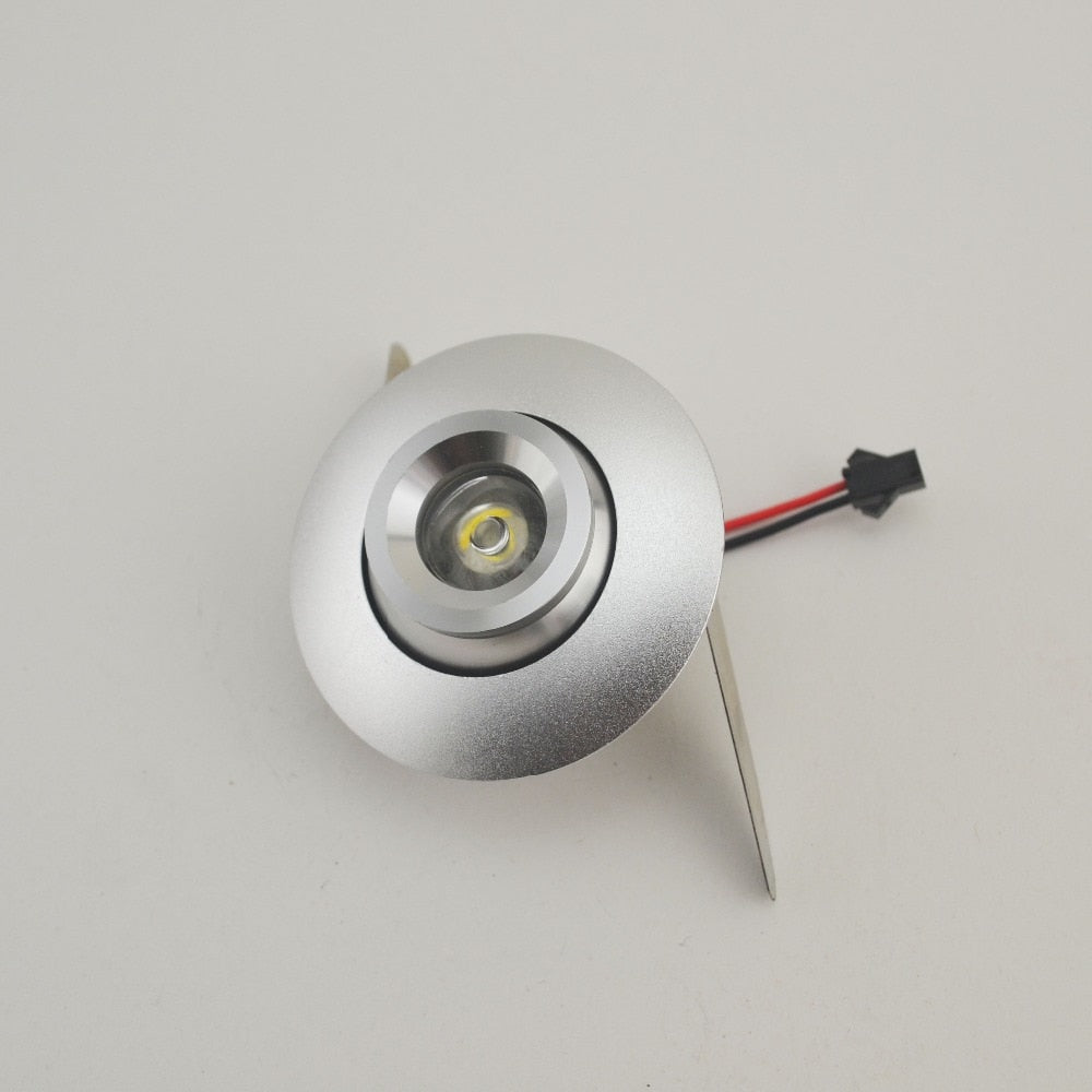 Mini high power Recessed Led Downlight4PCS/ lot 1W   LED bulb110V 220V Jewelry showcase led backdrop lamp  Mini downlight