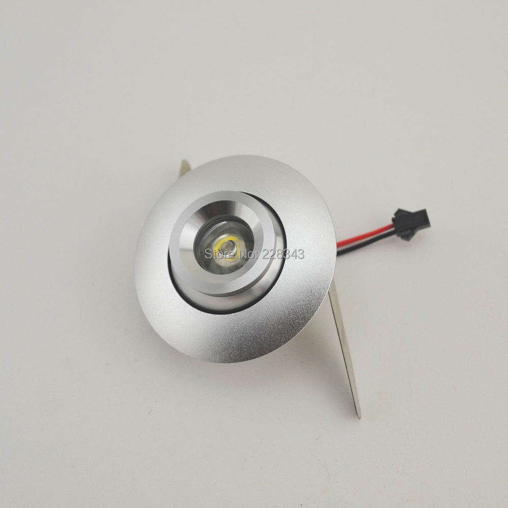 Mini high power Recessed Led Downlight4PCS/ lot 1W   LED bulb110V 220V Jewelry showcase led backdrop lamp  Mini downlight