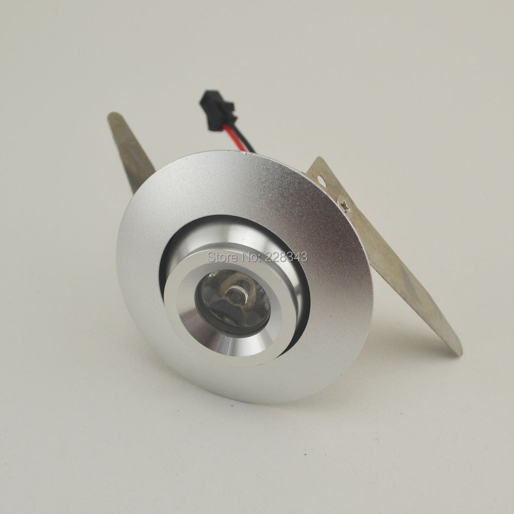 Mini high power Recessed Led Downlight4PCS/ lot 1W   LED bulb110V 220V Jewelry showcase led backdrop lamp  Mini downlight