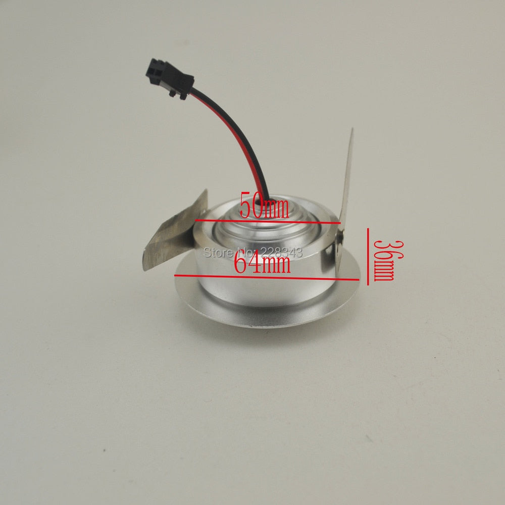 Mini high power Recessed Led Downlight4PCS/ lot 1W   LED bulb110V 220V Jewelry showcase led backdrop lamp  Mini downlight