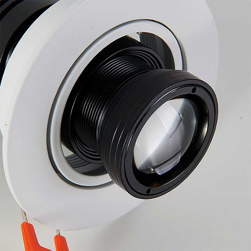 LED Downlight Projection Fish Spotlight Led Ceiling Lamp Recessed Rotatable Indoor Spot Light For Mall Bar Living Wall Decor