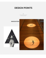 LED Downlight Projection Fish Spotlight Led Ceiling Lamp Recessed Rotatable Indoor Spot Light For Mall Bar Living Wall Decor