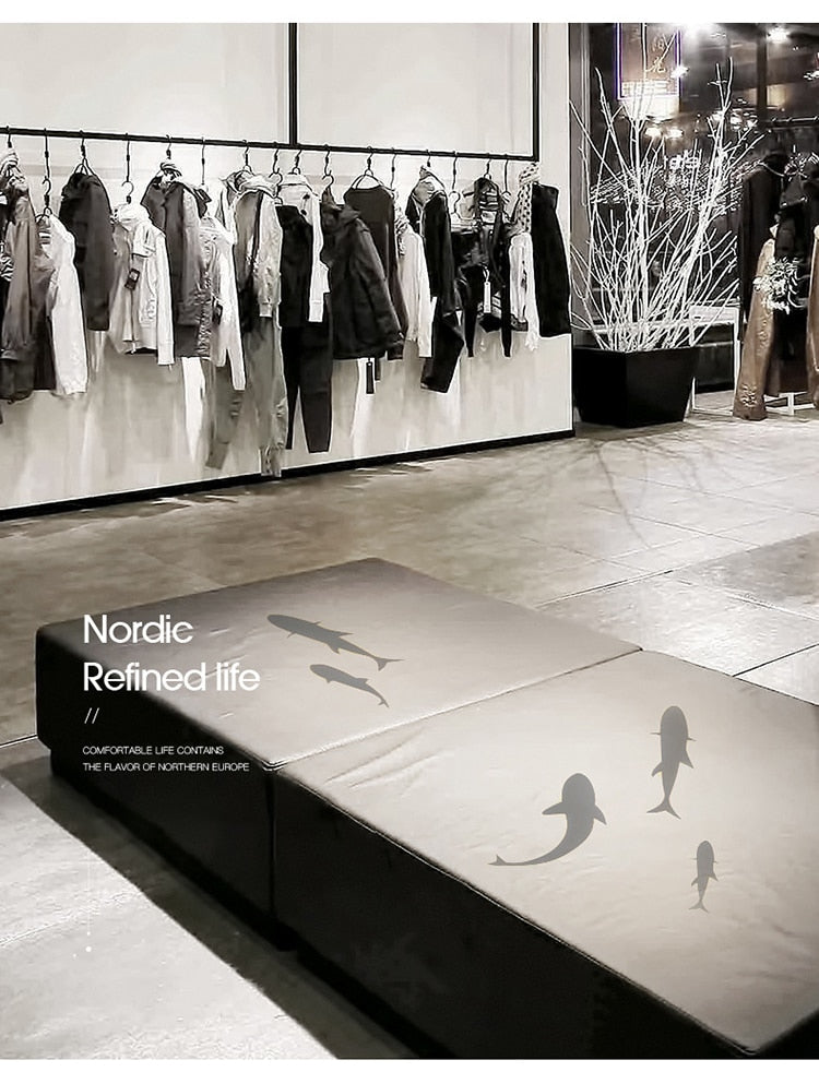 LED Downlight Projection Fish Spotlight Led Ceiling Lamp Recessed Rotatable Indoor Spot Light For Mall Bar Living Wall Decor