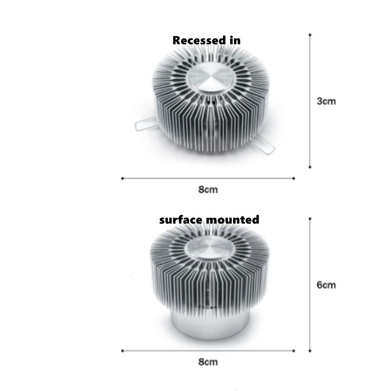 Led Downlight Recessed Spot Led Ceiling Lamp Surface Mounted Colorful Spot Light For Living Room Corridor Bar KTV Party