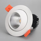 Dimmable Round Recessed COB LED Downlights 9W 12W 15W LED Ceiling Spot lights Background Painting Lamps AC85~265V Indoor Lighting