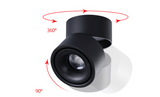 Dimmable LED Downlights Surface Mounted COB LED Spot Ceiling Lamp 9W 12W 15W 18W Foldable And 360° Rotatable Background