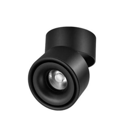 Dimmable LED Downlights Surface Mounted COB LED Spot Ceiling Lamp 9W 12W 15W 18W Foldable And 360° Rotatable Background