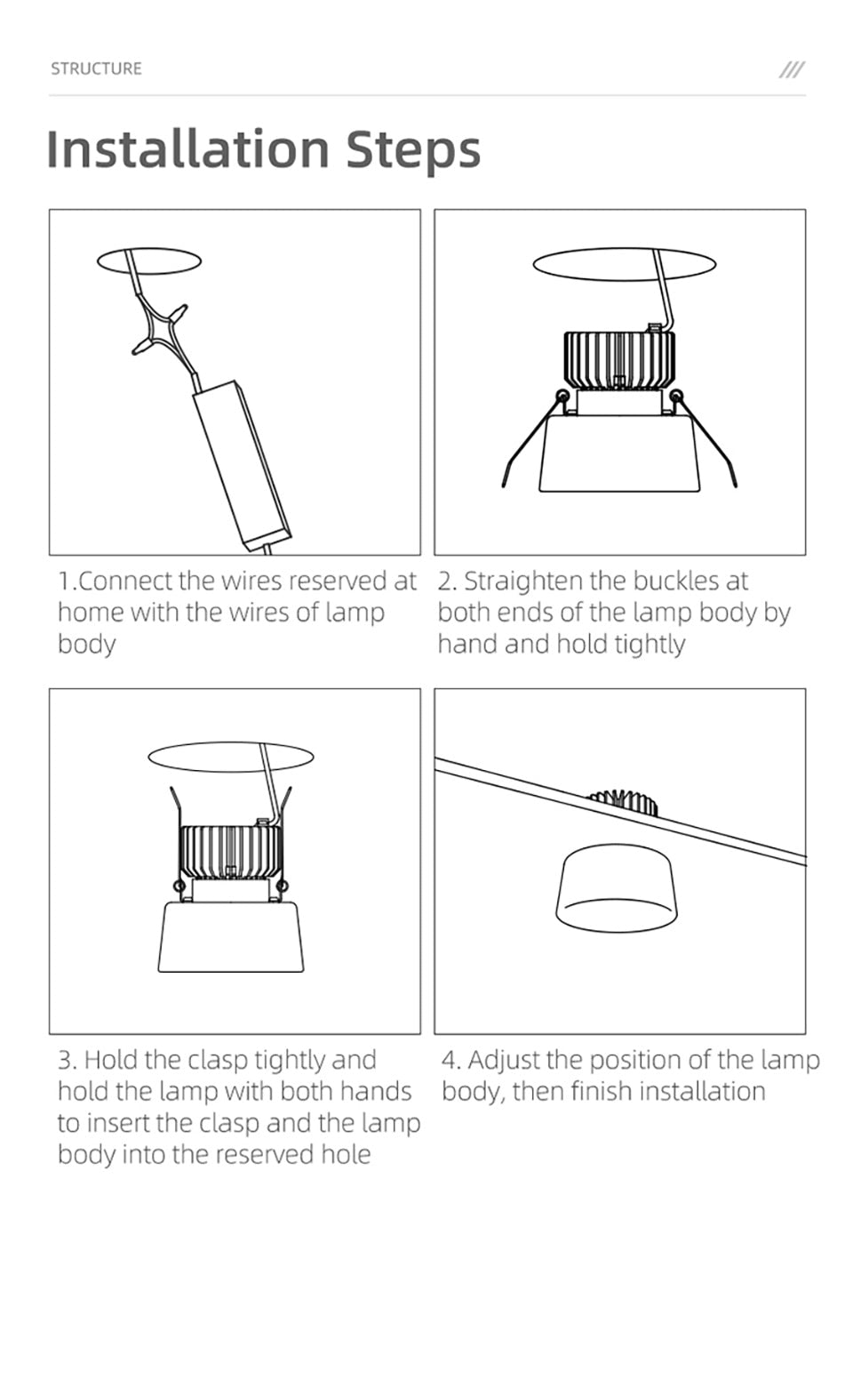 Aisilan Modern Recessed Downlight design led Lamp Ceiling Recess Hidden Lights Indoor Lighting Spot Living Room Spotlights