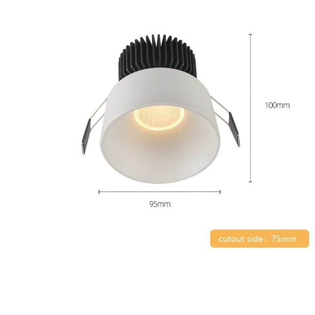 Aisilan Modern Recessed Downlight design led Lamp Ceiling Recess Hidden Lights Indoor Lighting Spot Living Room Spotlights