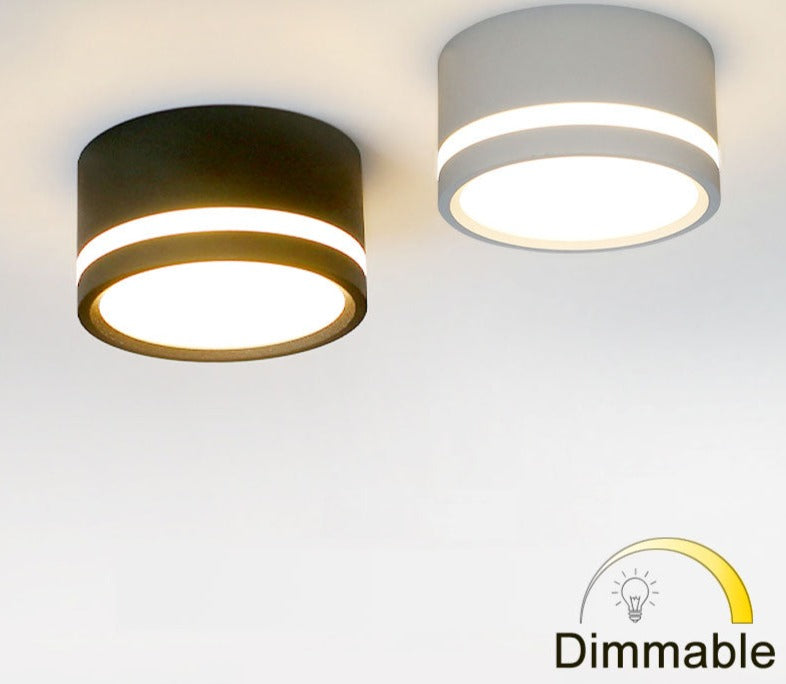 Surface Mounted Dimmable Led Downlight 18W 12W 15W 5W 7W 9W Side Guide Light lamp for ceiling spot lights 220V Dimming Lighting