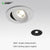DBF 2022 New 360 Degrees Angle Adjustable 5W 7W 10W 12W 18W Ceiling Spot Lights Recessed Downlights For Home TV Background
