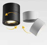 Dimmable Round Folding Rotating LED Downlights 9W 12W 15W SMD5730 CHIP Spot Lights AC85~265V LED Ceiling Lamps Indoor Ligh