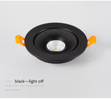 DBF 2022 New 360 Degrees Angle Adjustable 5W 7W 10W 12W 18W Ceiling Spot Lights Recessed Downlights For Home TV Background