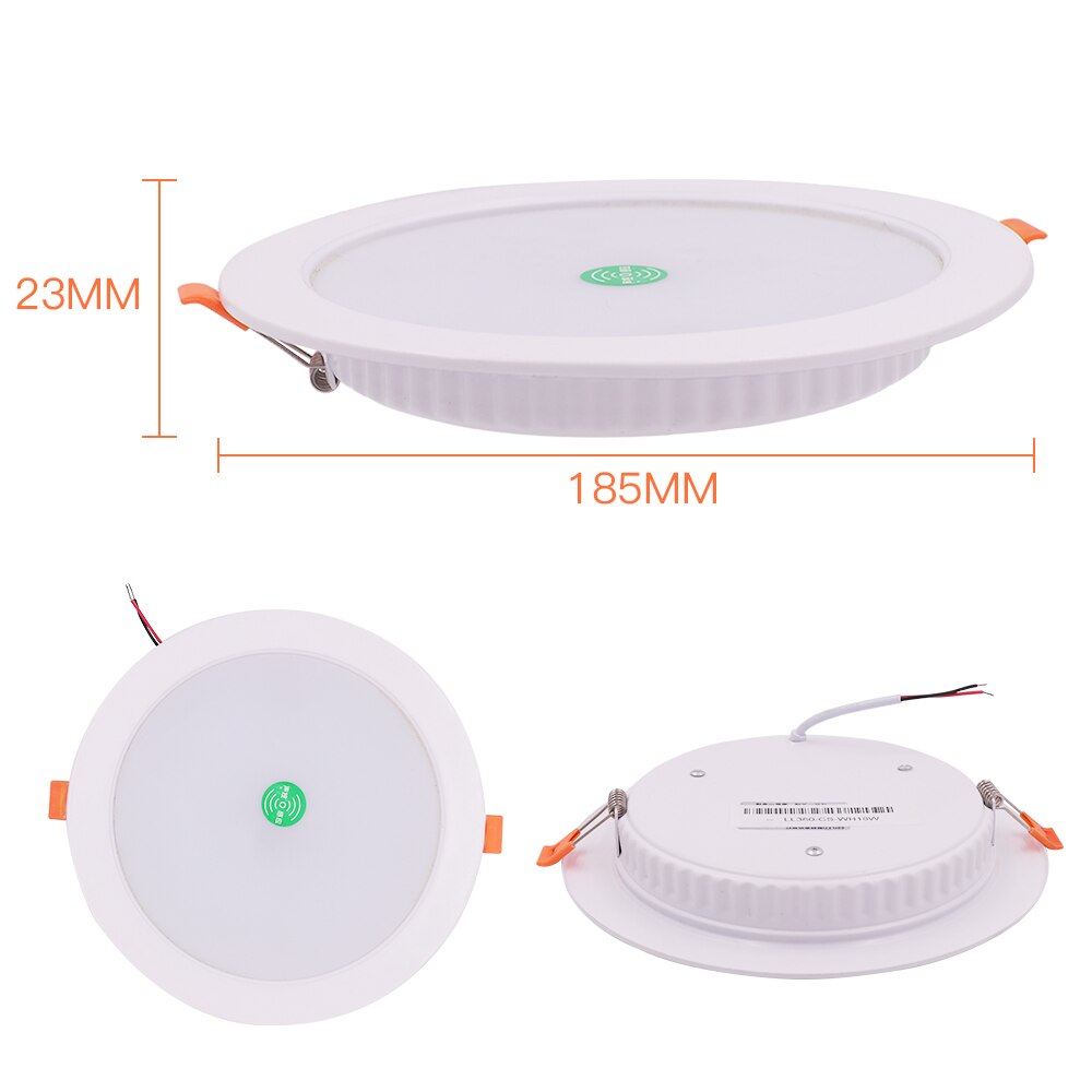 LED Downlight Sound Control LED Ceiling Lamp 3W 5W 9W 18W Recessed in LED Ceiling Downlight Light AC 220V Smart Spotlight
