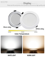 Ceiling LED Downlight AC 220V 10Pcs/lot LED Spot Light 18W 15W 12W 9W 7W Round Recessed Downlight Room For Home Decor Spotlight