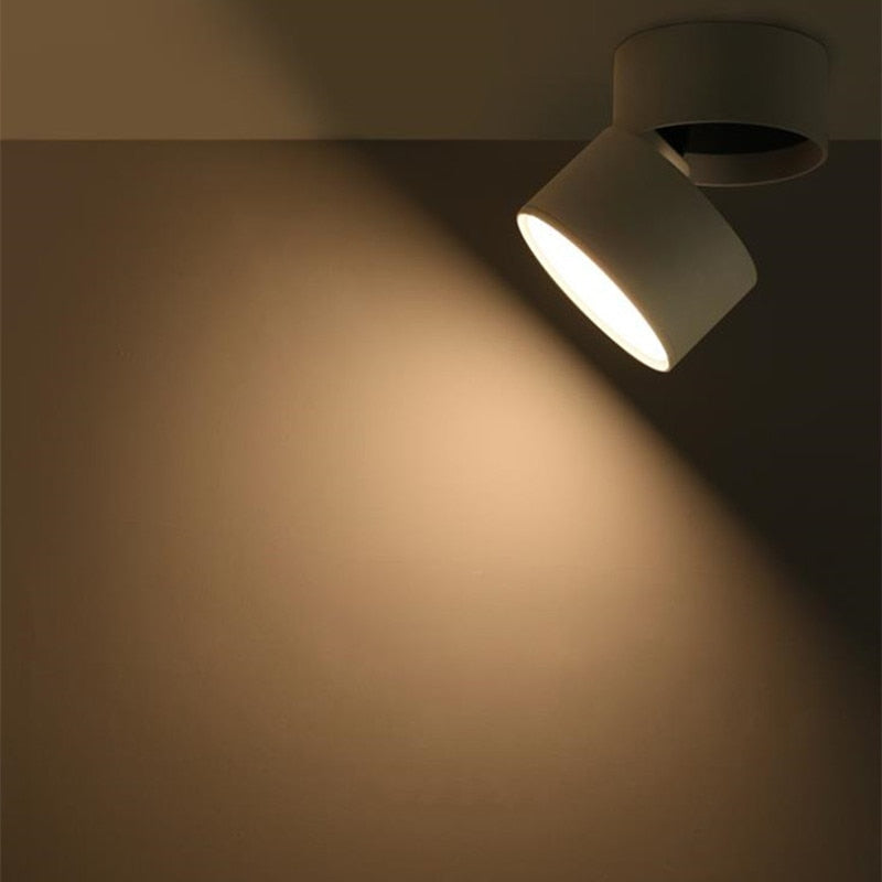 Dimmable Led Downlights Adjustable Collapsible Rotating Cob 27w 36w 48w Led Ceiling Spot Lights Ac 220v Lamps For Room Foyer