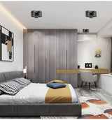 Dimmable Led Downlights Adjustable Collapsible Rotating Cob 27w 36w 48w Led Ceiling Spot Lights Ac 220v Lamps For Room Foyer