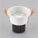 Dimmable LED Downlight Anti Glare 9W 12W 85-265V COB LED DownLights Dimmable Spot Recessed Down Light Bulb White Black body