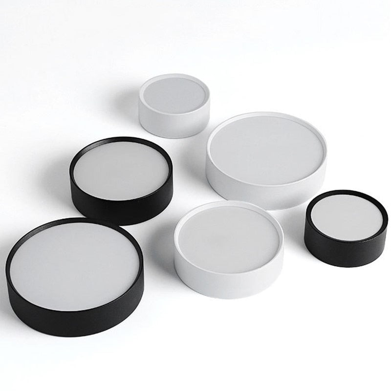 Ultra-thin surface mount LED panel light AC85-265v 7W 9W 12W 15W 18W 24W downlight ceiling light home lighting