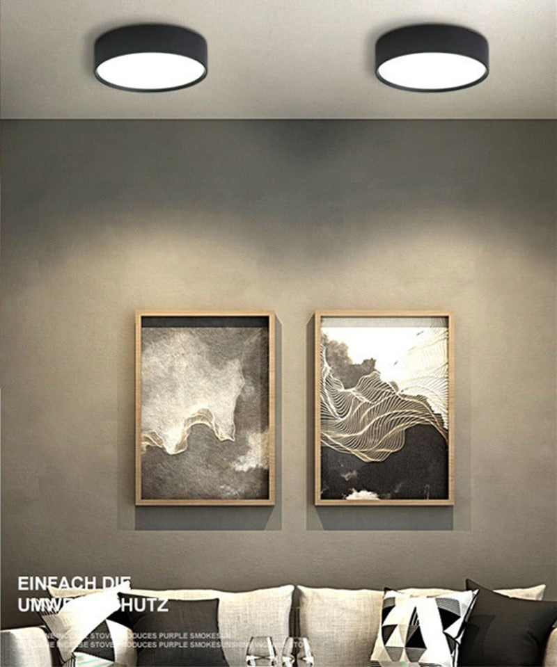 Ultra-thin surface mount LED panel light AC85-265v 7W 9W 12W 15W 18W 24W downlight ceiling light home lighting