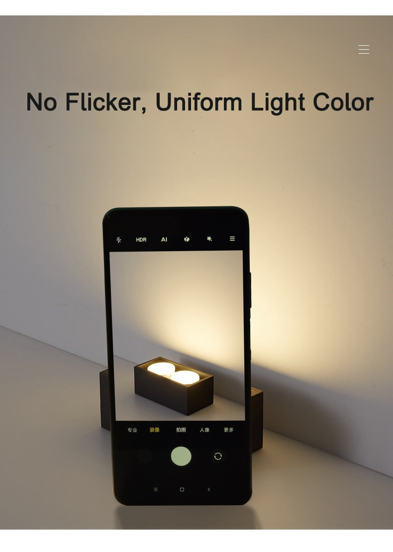 Surface Mounted LED Ceiling Lamp Spot 28W Led Downlight Angle Adjust Square Box Grille Light For Kitchen Home Lighting