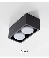 Surface Mounted LED Ceiling Lamp Spot 28W Led Downlight Angle Adjust Square Box Grille Light For Kitchen Home Lighting