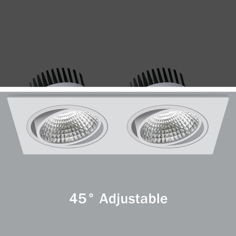 Dimmable Recessed led downlight 15W 7W cob spot light 24W 30W Recessed led lamp Modern indoor Bedroom Living room Ceiling Lamp